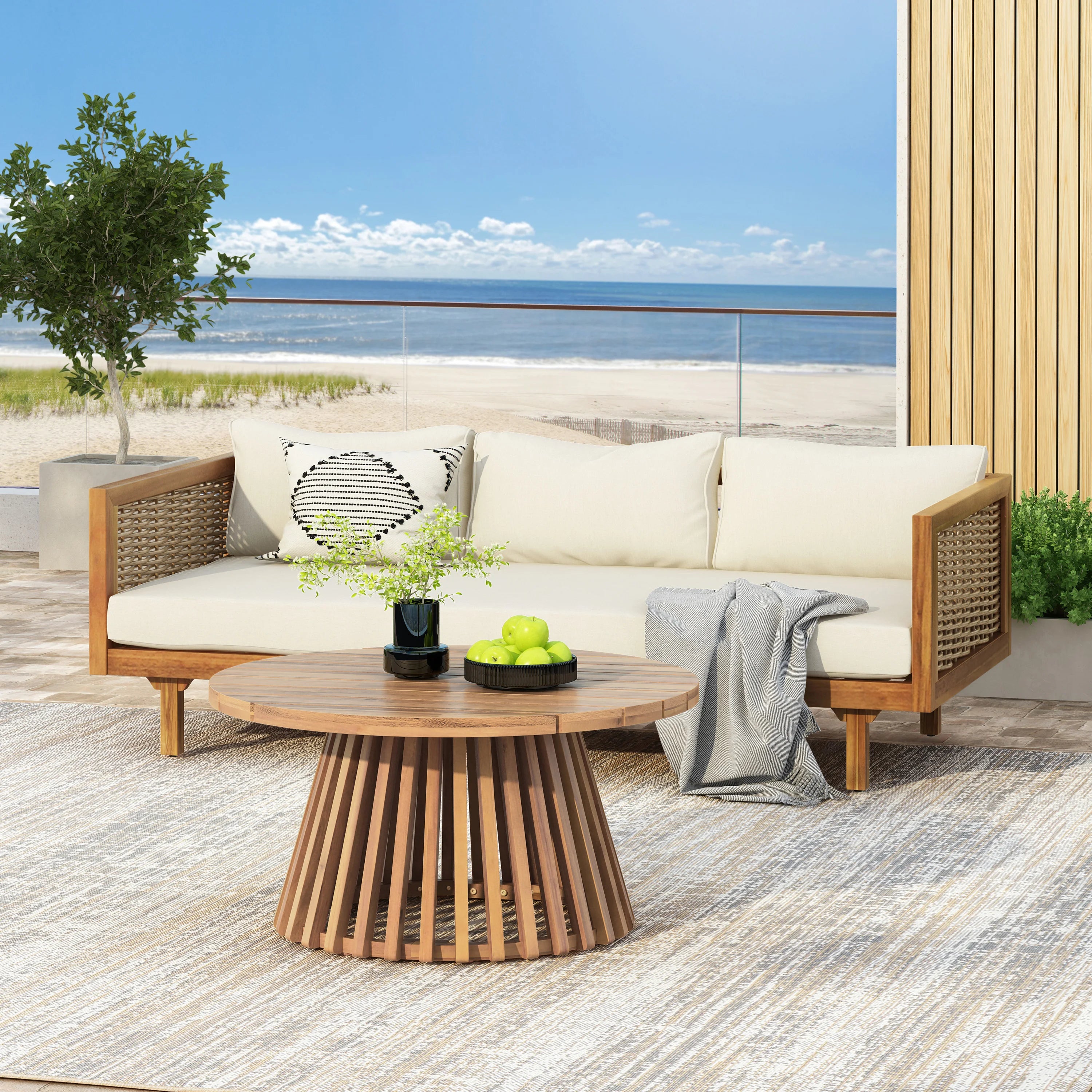 Claremont daybed -terassikalusteryhmä